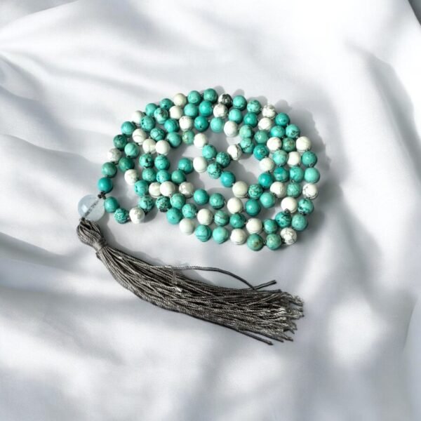 Turquoise & Howlite Combo Mala