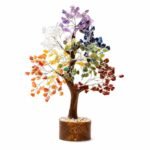 Seven Chakra Tree Crystal GTI Certified spiritual crystal for meditation and positive energy