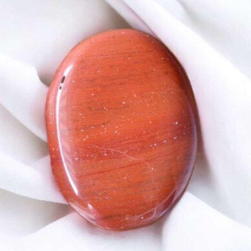 Red Jasper Palm Stone/Worry Stone