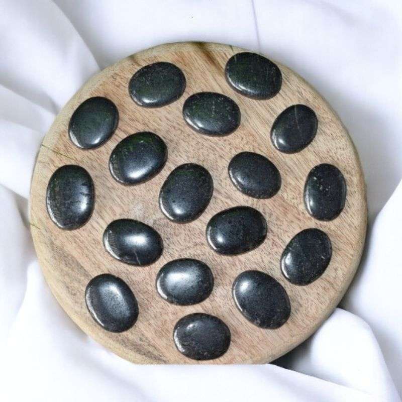 Hematite Palm Stone/Worry Stone