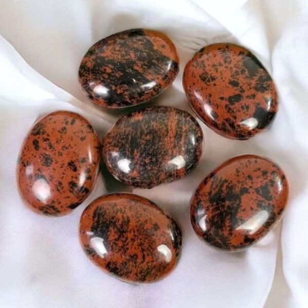 Mahogany Obsidian Palm Stone/Worry Stone