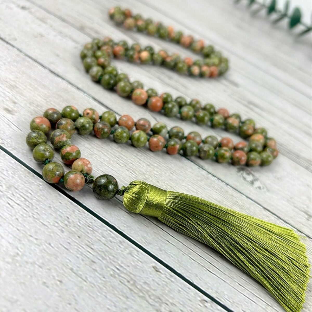 Unakite Mala
