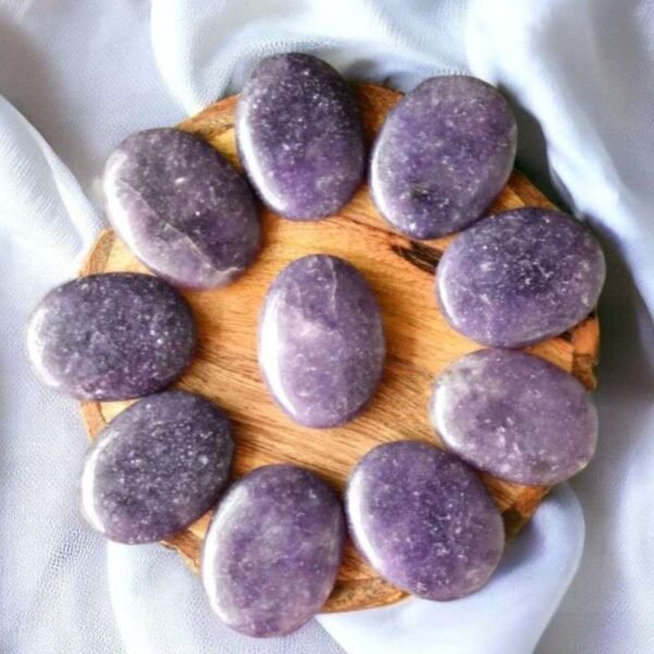 Lepidolite Palm Stone/Worry Stone