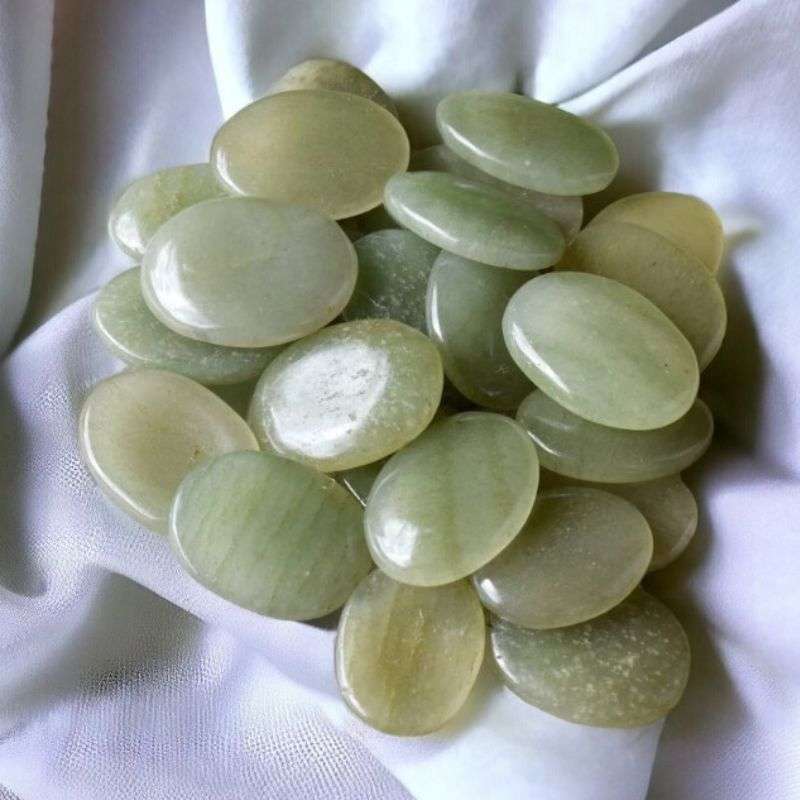 Green Aventurine Palm Stone/Worry Stone