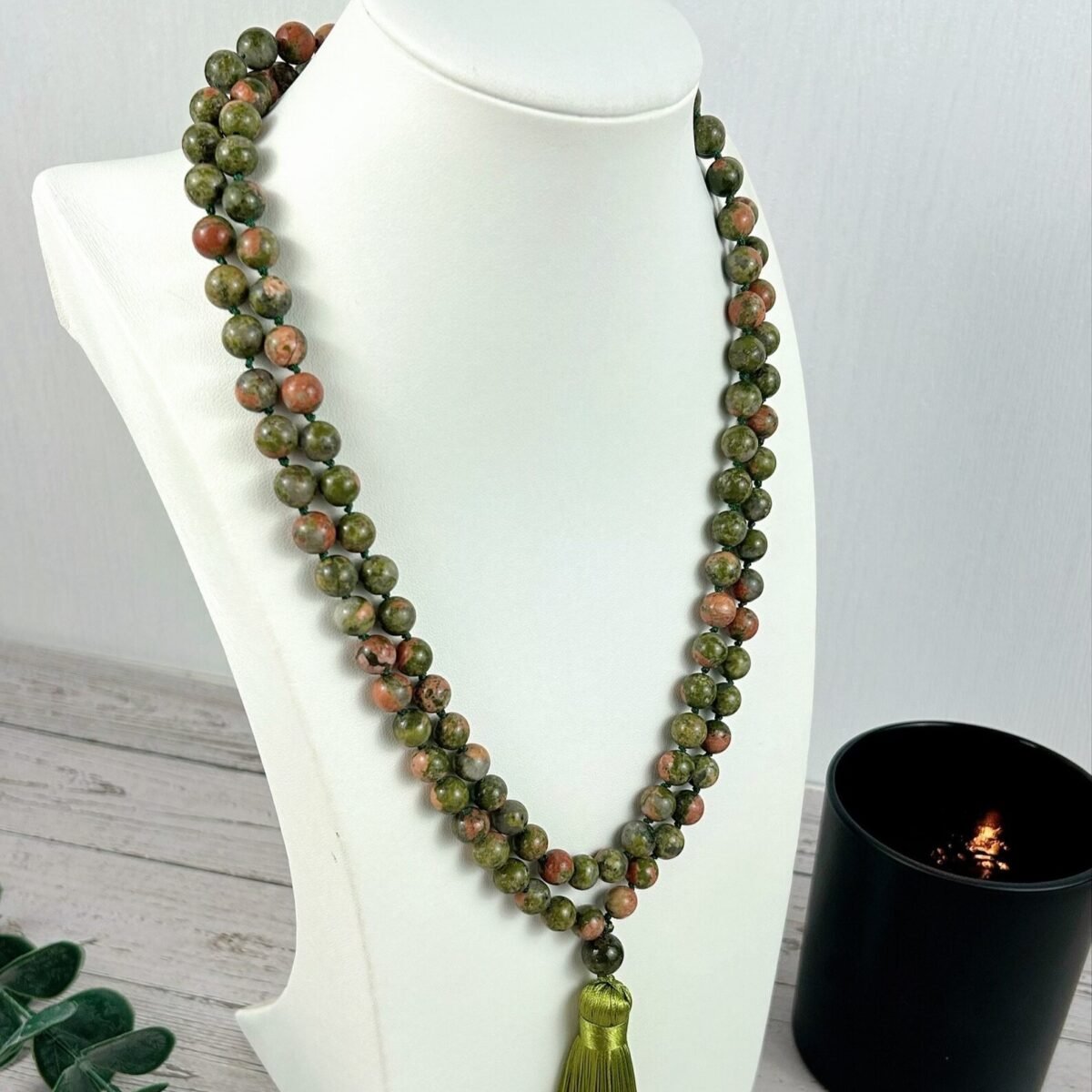 Unakite Mala