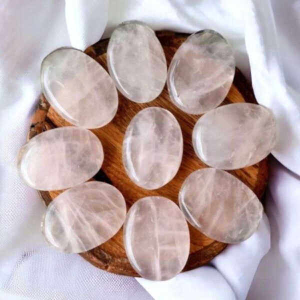 Rose Quartz Palm Stone/Worry Stone