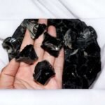 Black Tourmaline Rough Stones