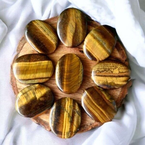 Tiger Eye Palm Stone/Worry Stone