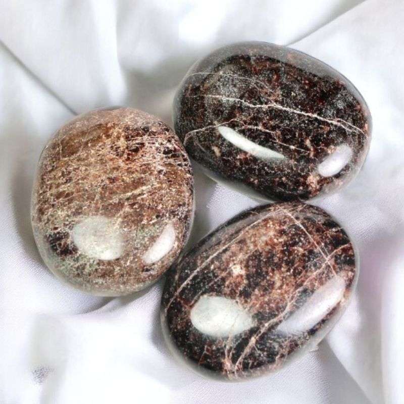 Garnet Palm Stone/Worry Stone
