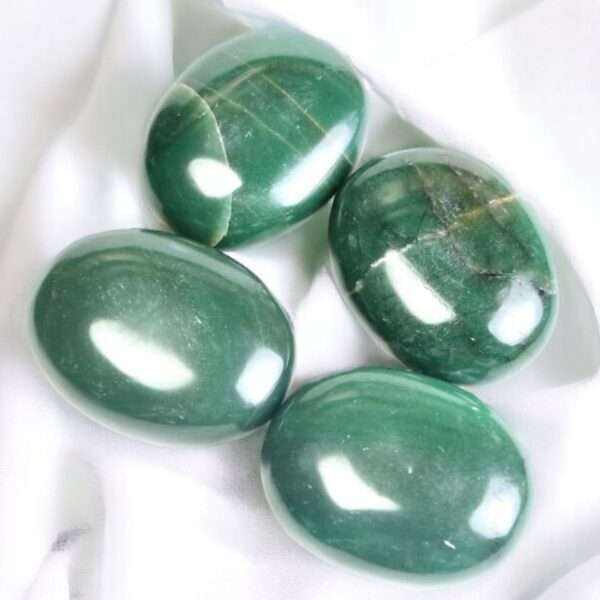 Green Jade Palm Stone/Worry Stone