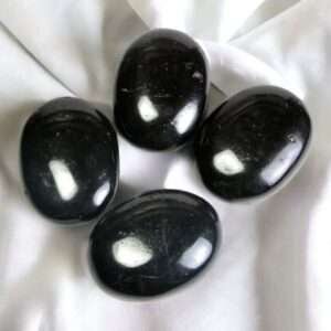 Black Tourmaline Palm Stone/Worry Stone