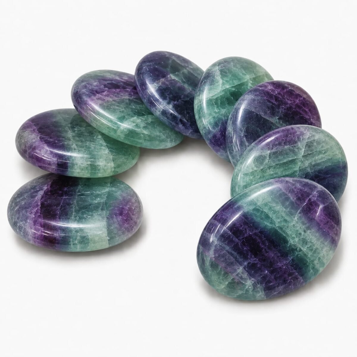 Fluorite Palm Stone/Worry Stone - Image 2