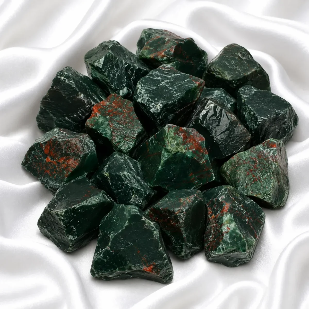 Bloodstone Rough Stones – GTI Certified Crystal for Courage, Strength & Protection - Image 2