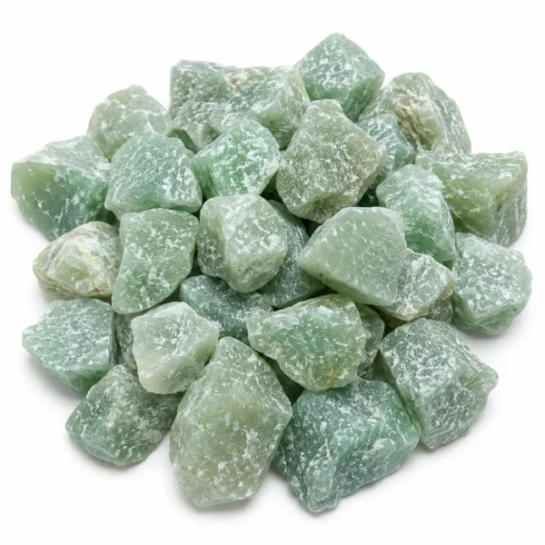 Green Aventurine Rough Stones GTI Certified crystal for luck, prosperity and positive energy