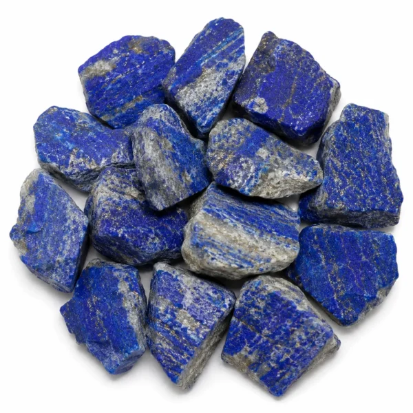 Lapis Lazuli Rough Stones GTI Certified crystal for wisdom, clarity and spiritual practices