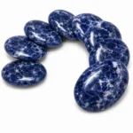 Sodalite Palm Stone/Worry Stone – GTI Certified Crystal for Calm & Mental Clarity - Image 2