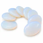 Opalite Palm Stone/Worry Stone – GTI Certified Crystal for Calm & Emotional Balance - Image 2