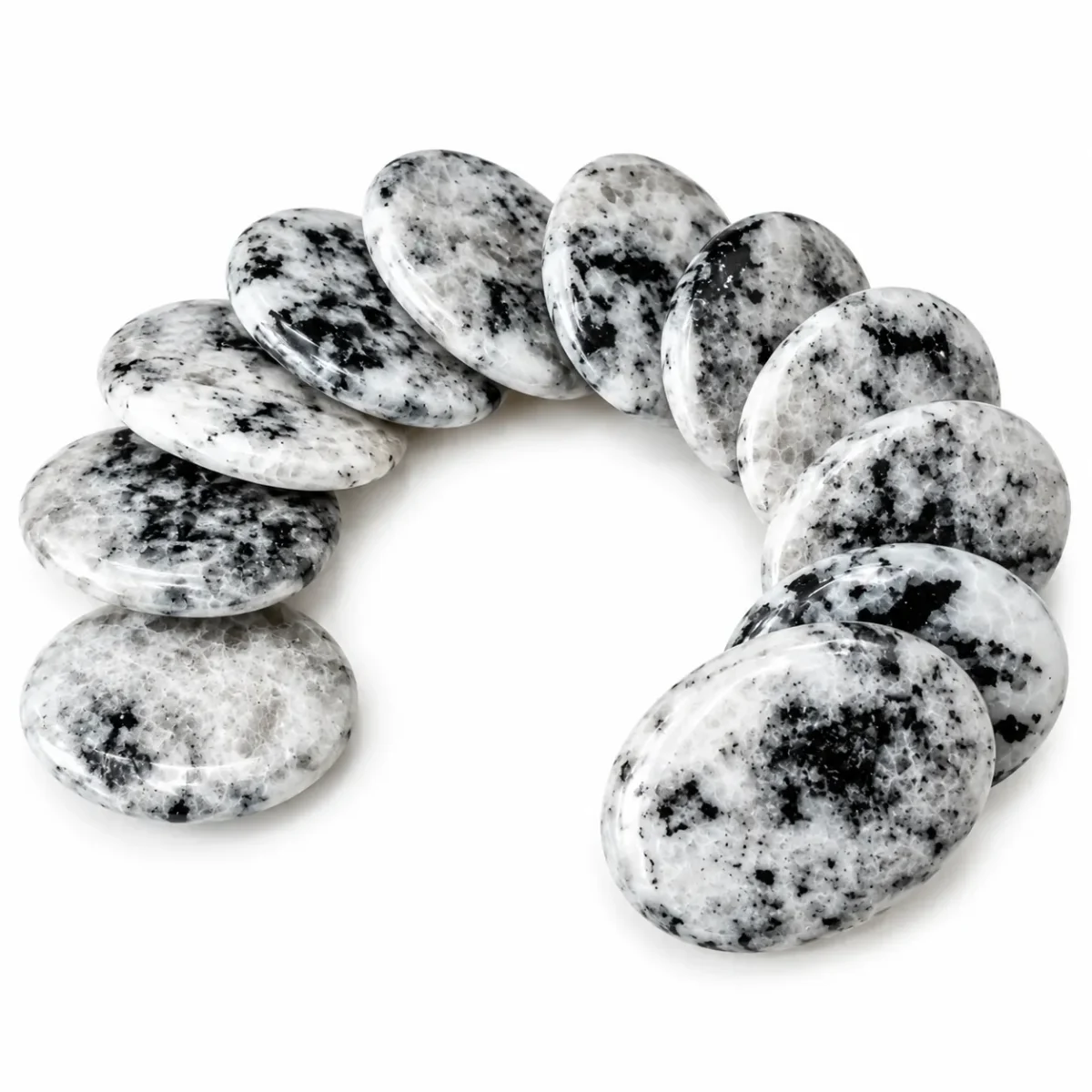 Rainbow Moonstone Palm Stone/Worry Stone – GTI Certified Crystal for New Beginnings & Emotional Balance - Image 2