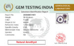 Natural Turquoise Tumble – Blue Crystal | GTI Certified - Image 4