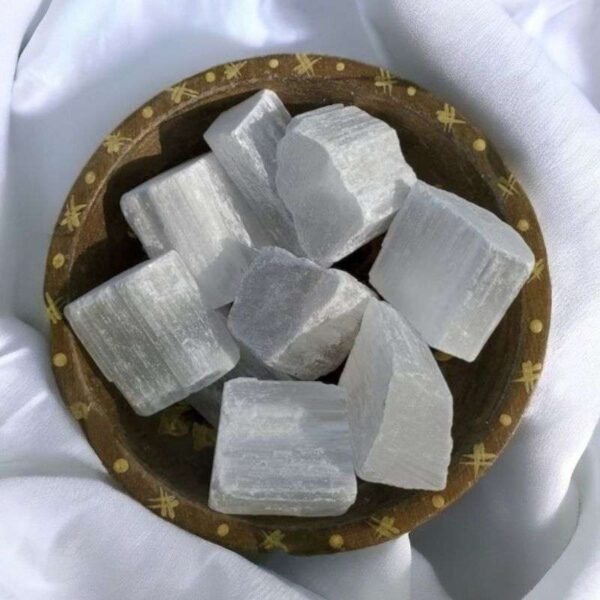 Selenite Rough Stones