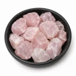 Rose Quartz Rough Stones – GTI Certified Crystal for Love, Self-Love & Emotional Positivity - Image 2