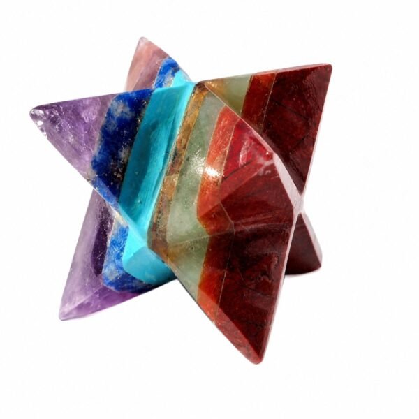 Seven Chakra Merkaba Crystal for meditation and spiritual practices