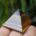 Tiger Eye Pyramid