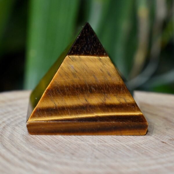 Tiger Eye Pyramid