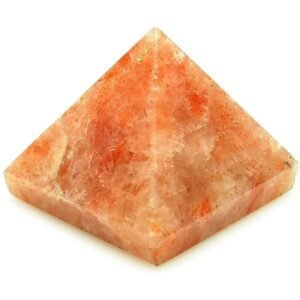 Sunstone Pyramid GTI Certified crystal for positivity and intention setting