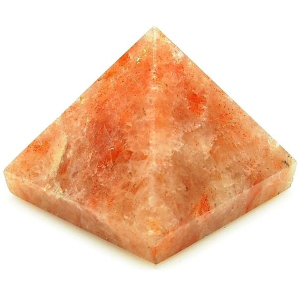 Sunstone Pyramid GTI Certified crystal for positivity and intention setting