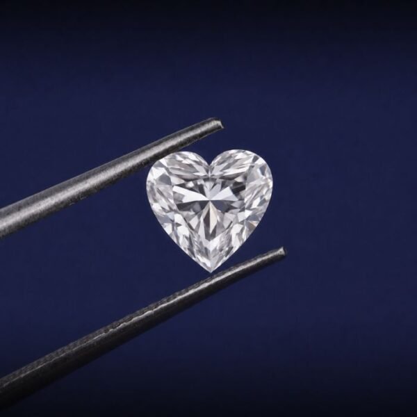 Heart Shape Loose Diamond featuring a beautifully cut heart-shaped lab-grown diamond with exceptional brilliance and sparkling clarity.