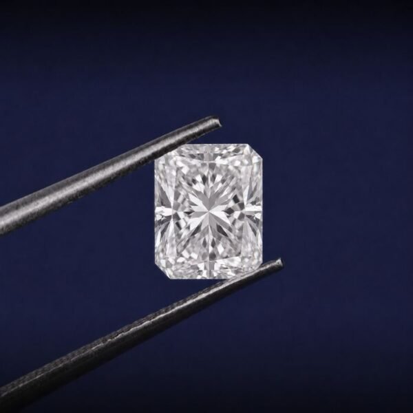 Radiant Cut Loose Diamond featuring a brilliantly faceted radiant-cut lab-grown diamond with exceptional sparkle and elegant clarity.