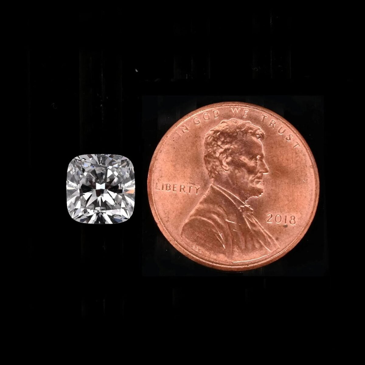 Cushion Cut IGI Certified Loose Lab Grown Diamond/ CVD Diamond