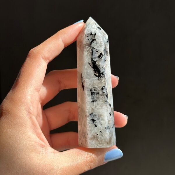 Rainbow Moonstone Pointing Tower