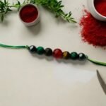 Hematite, Malachite, Tiger Eye, Carnelian Rakhi