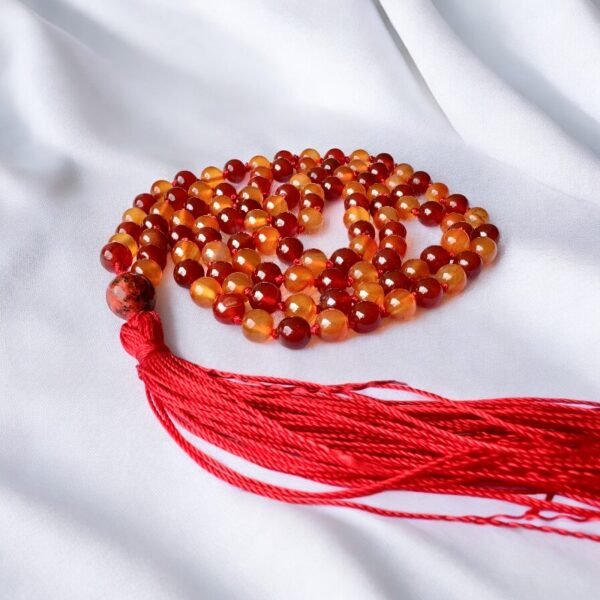 Red & Orange Carnelian Combo Mala