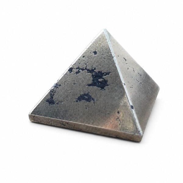 Pyrite Pyramid crystal for prosperity, positive energy and intention setting