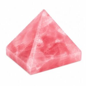 Rose Quartz Pyramid – GTI Certified crystal pyramid by Pure Gems World