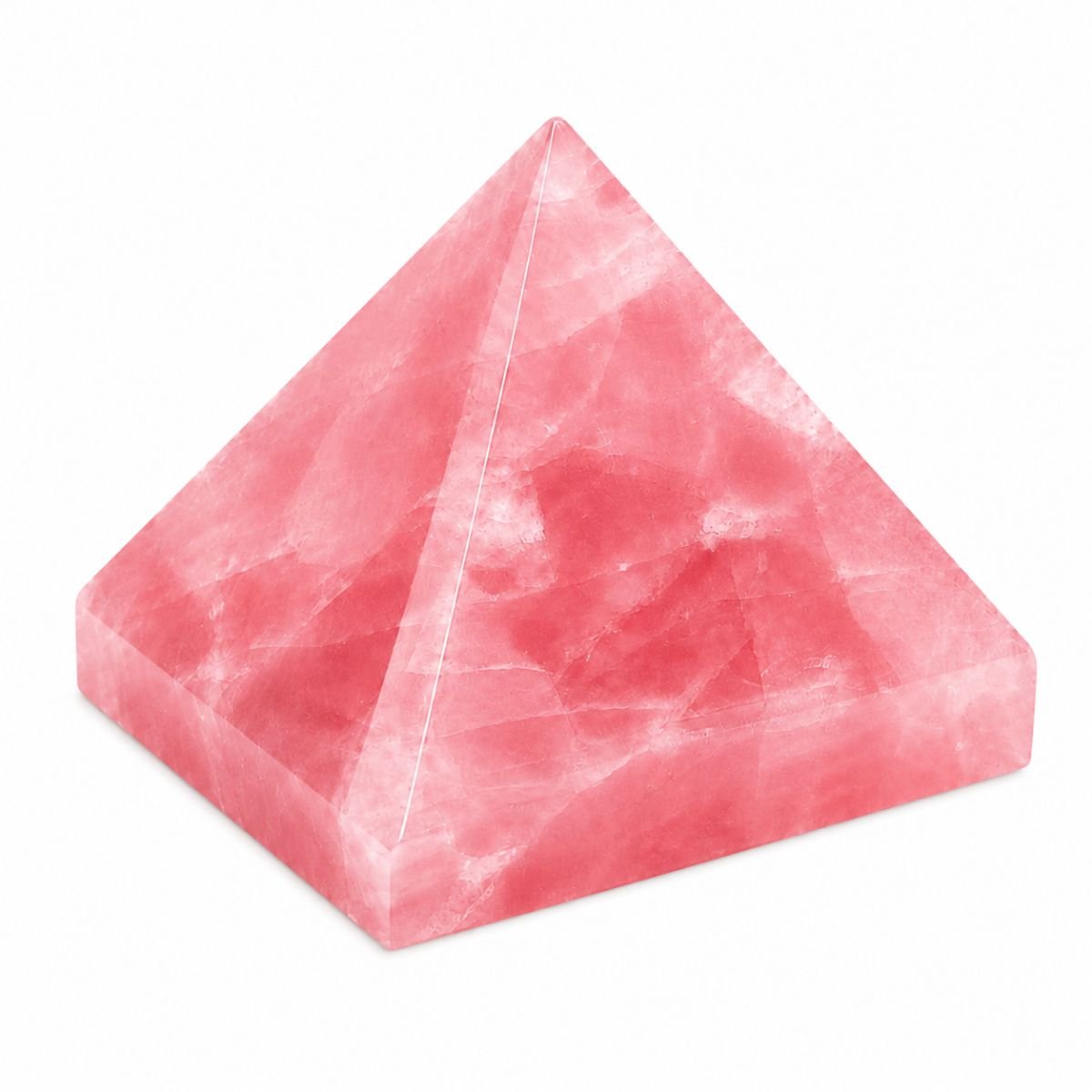 rose quartz pyramid Rose Quartz Pyramid – GTI Certified crystal pyramid by Pure Gems World