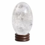 Clear Quartz Lingam GTI Certified crystal for meditation and spiritual practice