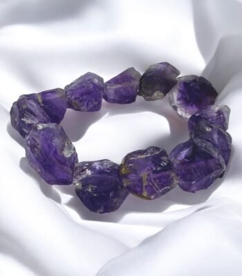 Raw Amethyst Bracelet