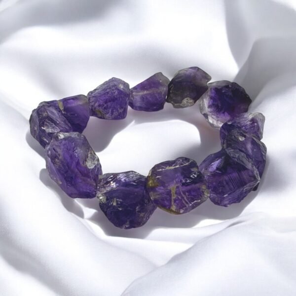 Raw Amethyst Bracelet