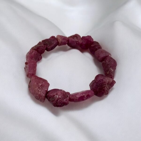 Raw Ruby Bracelet