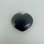 Black Obisidian Pendant (Heart Pendant)