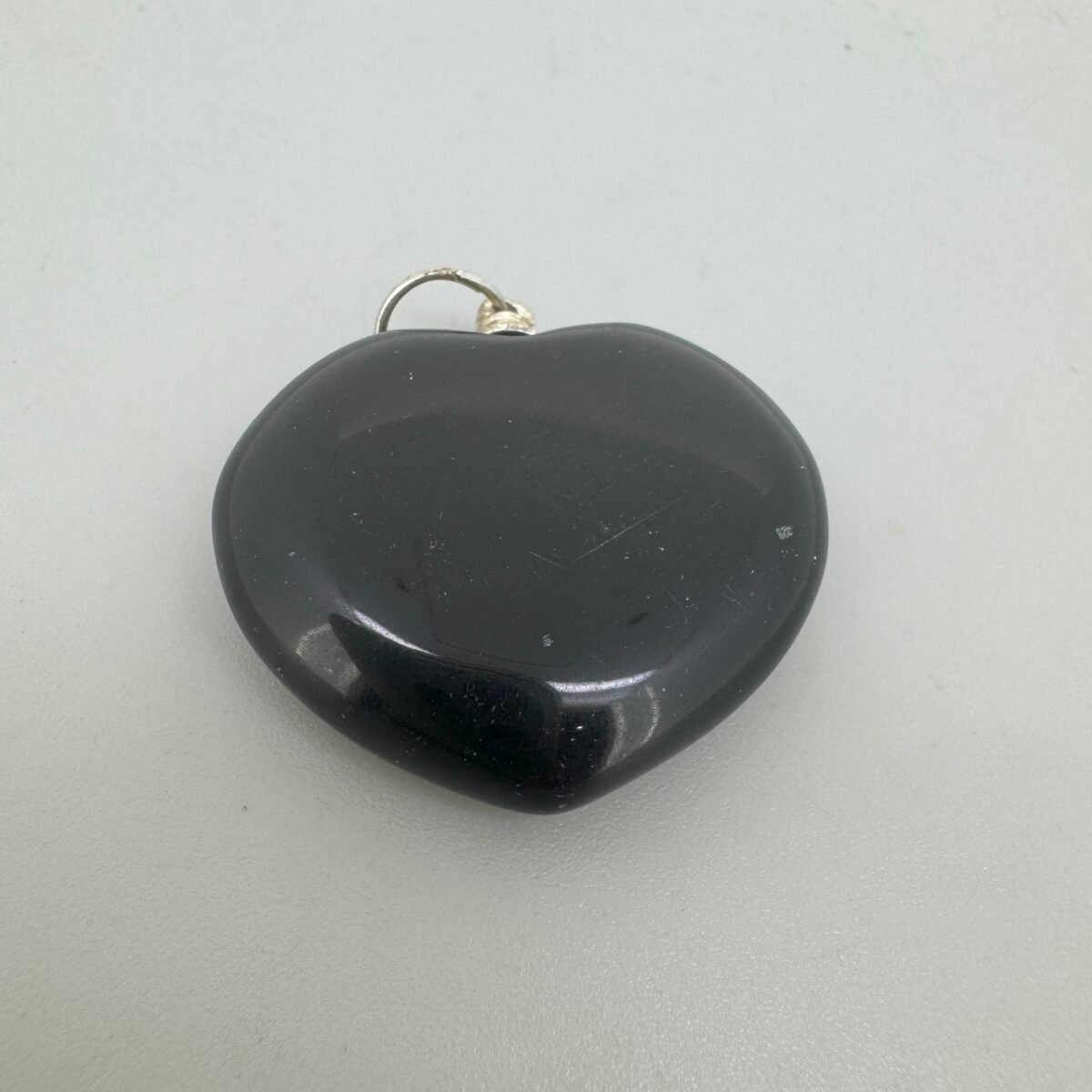 Black Obisidian Pendant (Heart Pendant)