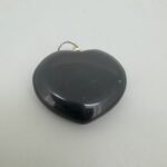 Black Obisidian Pendant (Heart Pendant)