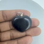 Black Obisidian Pendant (Heart Pendant)