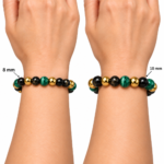 Transformation Crystal Bracelet Combination – Gold Obsidian, Malachite & Gold Hematite - Image 5
