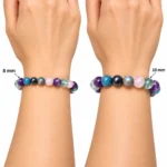 Natural Rose Quartz, Amethyst, Apatite, Hematite, Fluorite & Labradorite Arthritis & Sciatica Support Crystal Bracelet - Image 5