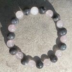 Emotional Healing Bracelet Combination- Rose Quartz & Larvikite